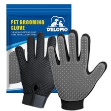 Haustierpflege Handschuhe Katzen Hund Pferd Haarentfernung Silikon Waschhands...