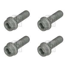 4x FEBI SCHRAUBE BREMSSATTEL HINTEN passend für VAG N90740302 AUDI A3 SEAT SKODA