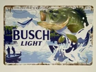 Busch Light Beer Sign - Fishing - Hunting - Farming - Vintage Retro Style