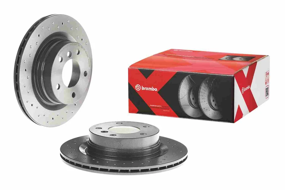 2x BRAKE DISC 09.9793.1X FOR BMW N46B20E/B20CC/B20CB 2.0L 4cyl 3 SERIES 2.5L - Image 3 of 4