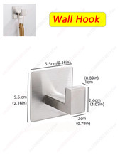 1-5PCS Towel Holder Bathroom Towel Bar Hanger Toilet Paper Holder Dispenser Wall