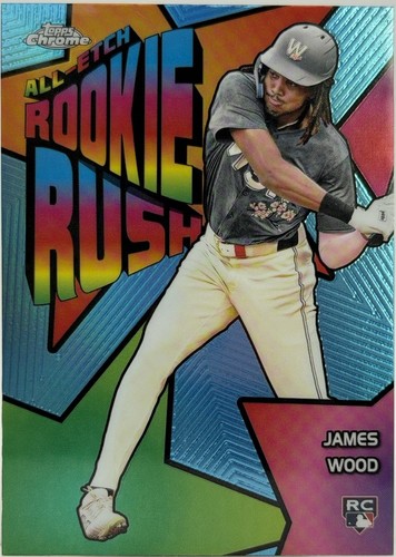 2025 Topps Chrome James Wood #132 X-Fractor (RC) Nationals🔥 | eBay