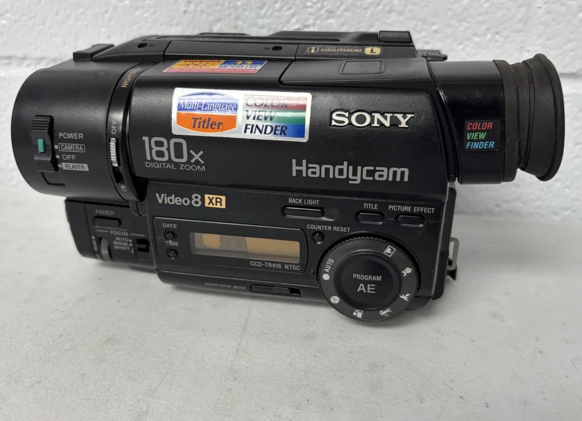 SONY Handycam Video 8 XR 72倍ズーム SONY Handycam Video 8 XR 72倍ズーム SONY Handycam Video 8 XR 72倍