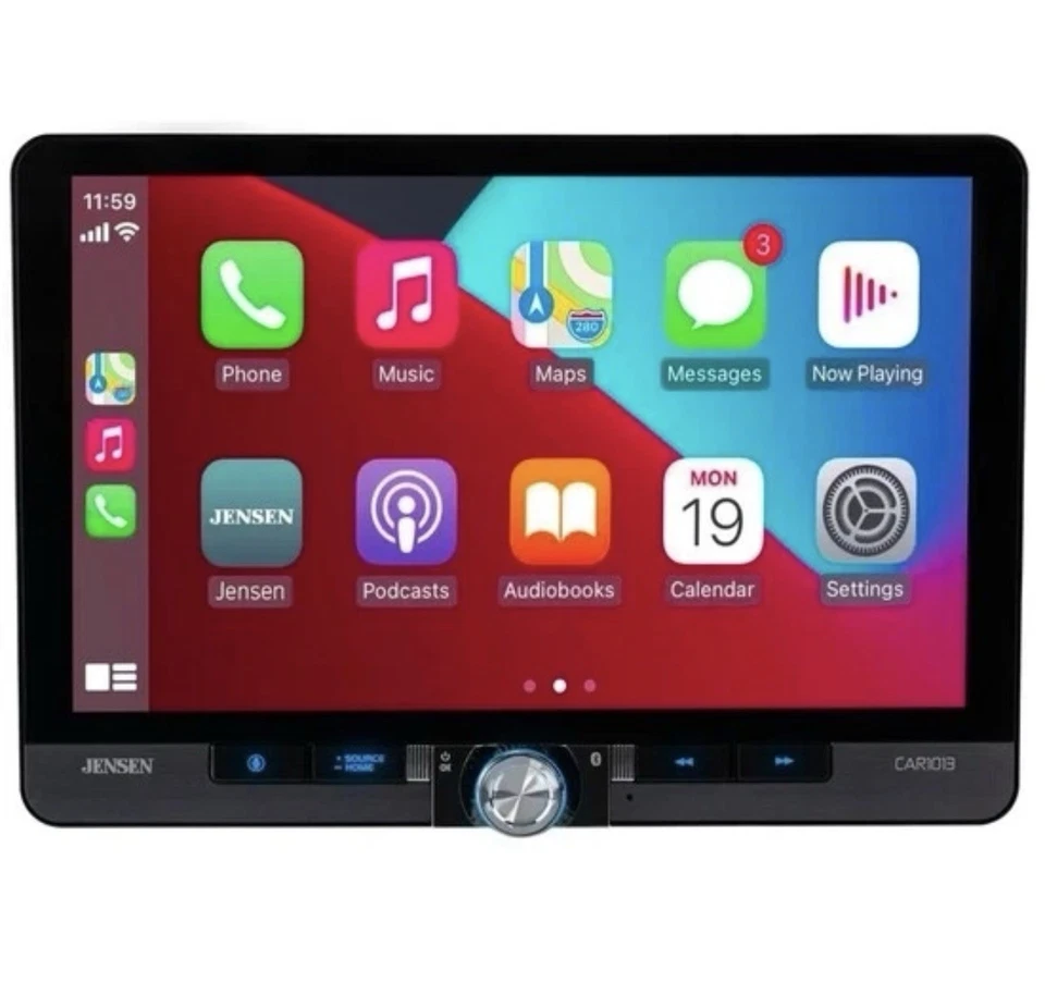 Jensen CAR1013 10.1" Touchscreen with Bluetooth, Apple CarPlay and Android Auto - Image 3 of 4