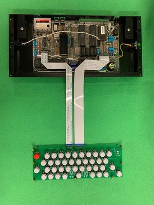 ZX Spectrum Harlequin Tastatur Keyboard mit runden Tastenkappen und FFC-Anschluß