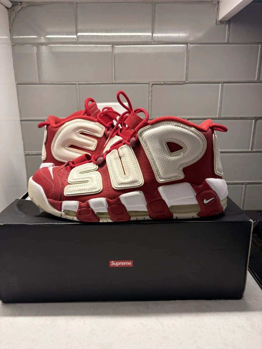 Las mejores ofertas en Nike Supreme x Air More Uptempo Red | eBay