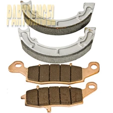 Front Rear Sintered Brake Pads Shoes For 2000 2001 2002 Kawasaki W 650 EJ 650 A