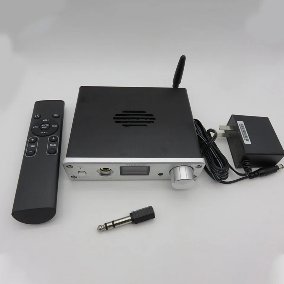 HiFi Bluetooth Vacuum Tube Preamp Stereo Receiver USB DAC Desktop Headphone Amp - Image 3 of 4