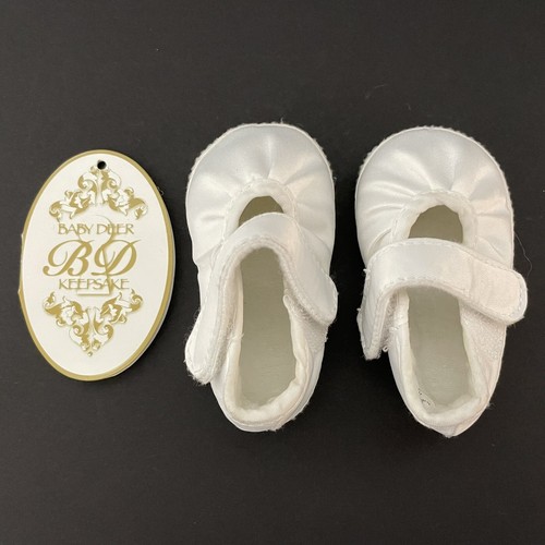 Sandales monogrammables pour bébé cerf bébé fille chaussures de lit blanc taille 0 - Photo 3/8