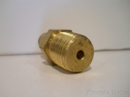 Nuovo tubo Swagelok ottone 1/4" O.D. Adattatore connettore NPT maschio 1/2", B-400-1-8 - Foto 4 di 9