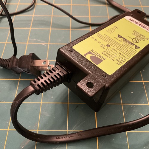 Direct TV AC Adapter ESP10R3-16 Input 120 V 0.5A 60 Hz Output 12V 1.5A 18W Cord - Picture 4 of 5
