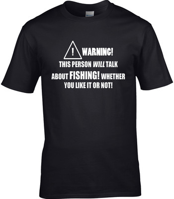 Angeln Fisch Herren T-Shirt lustig Hobby Statement Geschenk Jagdrute See Meer Fluss