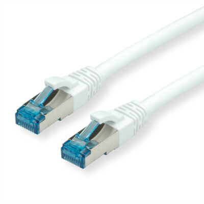 Patchkabel Kat.6A (Class EA) S/FTP (PiMF), LSOH, weiß, 2 m