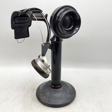 Antique Pat 1915 American Bell Co. Candlestick Phone C. Brandes Headset Receiver