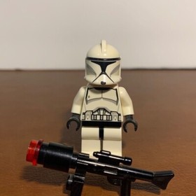 LEGO Star Wars Clone Trooper Minifigure White Phase 1 Episode 2 75000 (sw0442)