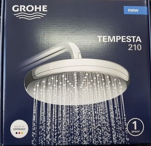 Grohe Regendusche Tempesta 210 Duschkopf 1 Spray 26408 000 - 210mm runder Kopf | eBay