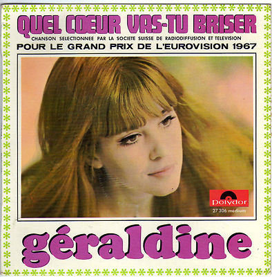 GERALDINE QUEL COEUR VAS-TU BRISER FRANZÖSISCH ORIG EP 