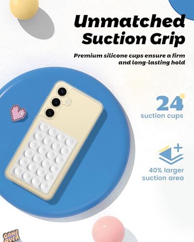 for MagSafe Sticky Octo Suction Buddy Phone Mount Stocking Stuffers for White - Picture 5 of 7