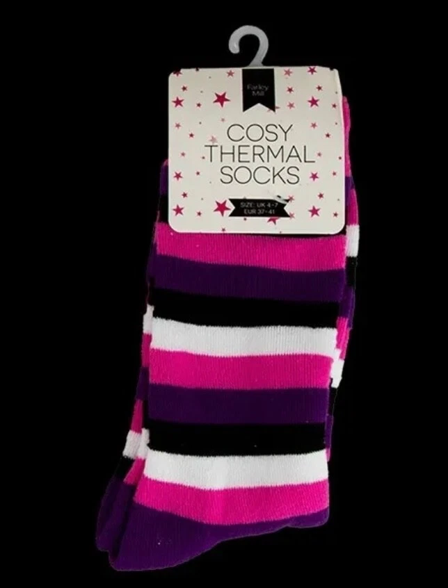 3 pares de meias térmicas aconchegantes femininas de inverno - Farley Mill - Imagem 2 de 4