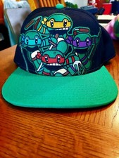 Teenage Mutant Ninja Turtles SnapBack Hat TMNT Nickelodeon Adjustable Cap 2015