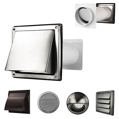 Mauerdurchführung Anschlusssystem Mauerkasten Abzugshaube Abluft Ø 100 125 150