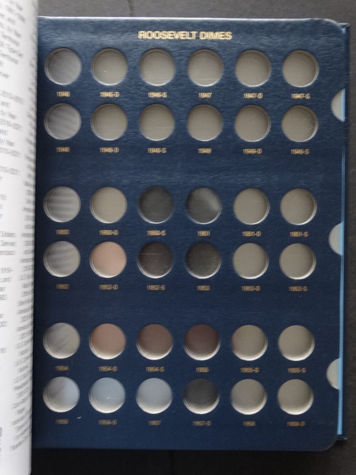 Whitman Roosevelt Dimes Dime Coin Album Book Number 3 1946-2022 #3394 ...