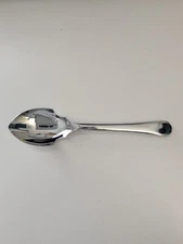 Chromium Plated Sheffield England Spoon, Vintage w/ Stand