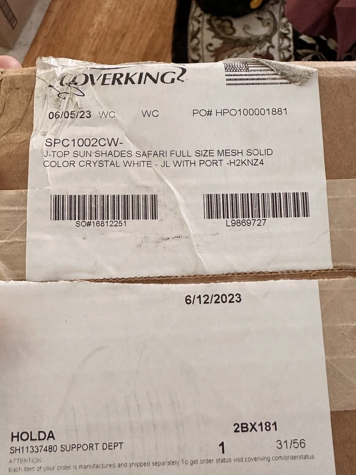 2018-2024 Jeep wrangler jl 2 Door CoverKing Sunshade Top Foto 3 de 3