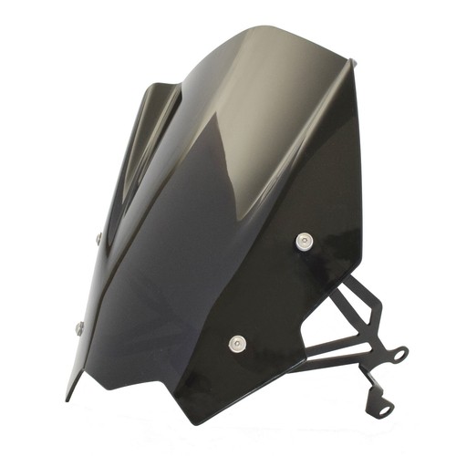 Dark Smoke Windscreen Windshield Fly Shield with Bracket For BMW G310R 2016-2022 - Picture 4 of 6