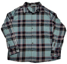   Eddie Bauer Men's Long Sleeve Button Up Plaid Flannel Size XXL Multicolor
