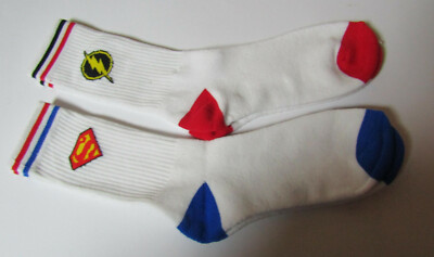 JUSTICE LEAGUE Jungen Sportsocken mit trendigen Streifen 2er Pack GR.39-46 NEU 