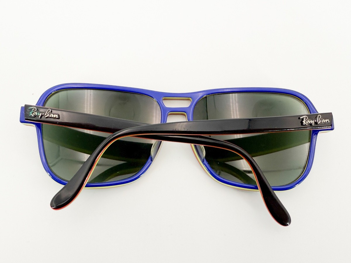 小物 VintageAuthenticB&L Ray-Ban Sunglass VINTAGE B&L RAY BAN NAVY BLUE/RED/WHITE STRIPED G15 OLYMPIC