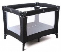 Baby Travel Cot (black) With Mattress,folding Crib Bed And Carry Bag - Red Kite Baby Travel Cot (black) With Mattress,folding Crib Bed And Carry Bag - Red Kite