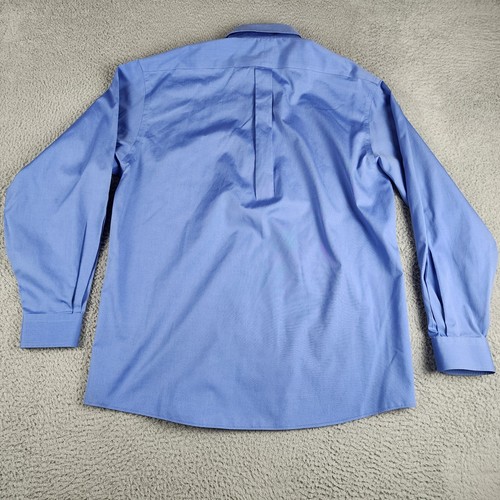 Jos A Bank Dress Shirt Mens 16/36 Blue Traveler Business Work - Picture 8 of 8