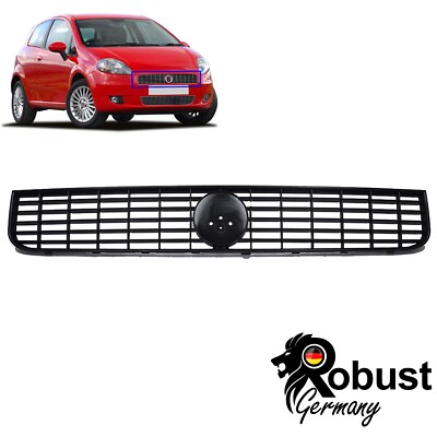 Für Fiat Grande Punto Kühlergrill Kühlergitter Grill Gitter Schwarz 0735419124
