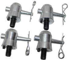 ProX XT-CP-103P 4 Half-Ended Conical, 4 Connector Pin  4 Safety Pins Clips NEW