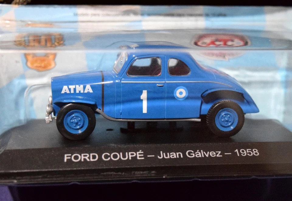 压铸 1: 43 全新未拆封汽车和底座 福特 Coupe 1958 Juan Galvez  — 第 2/4 张图片