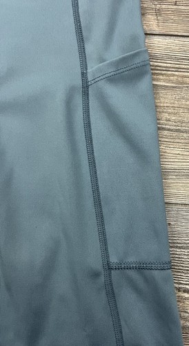 Aeropostale Yoga Leggings Pants Women's MED Blue Activewear w/Pockets #9170 - Picture 2 of 12