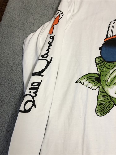 Bill Dance Outdoors Bass Fishing Tennessee Hat T-Shirt L USA L/S - Picture 7 of 11