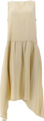 DAVID David Meister Washed Luxe Maxi Dress Sand M NWOT (748)