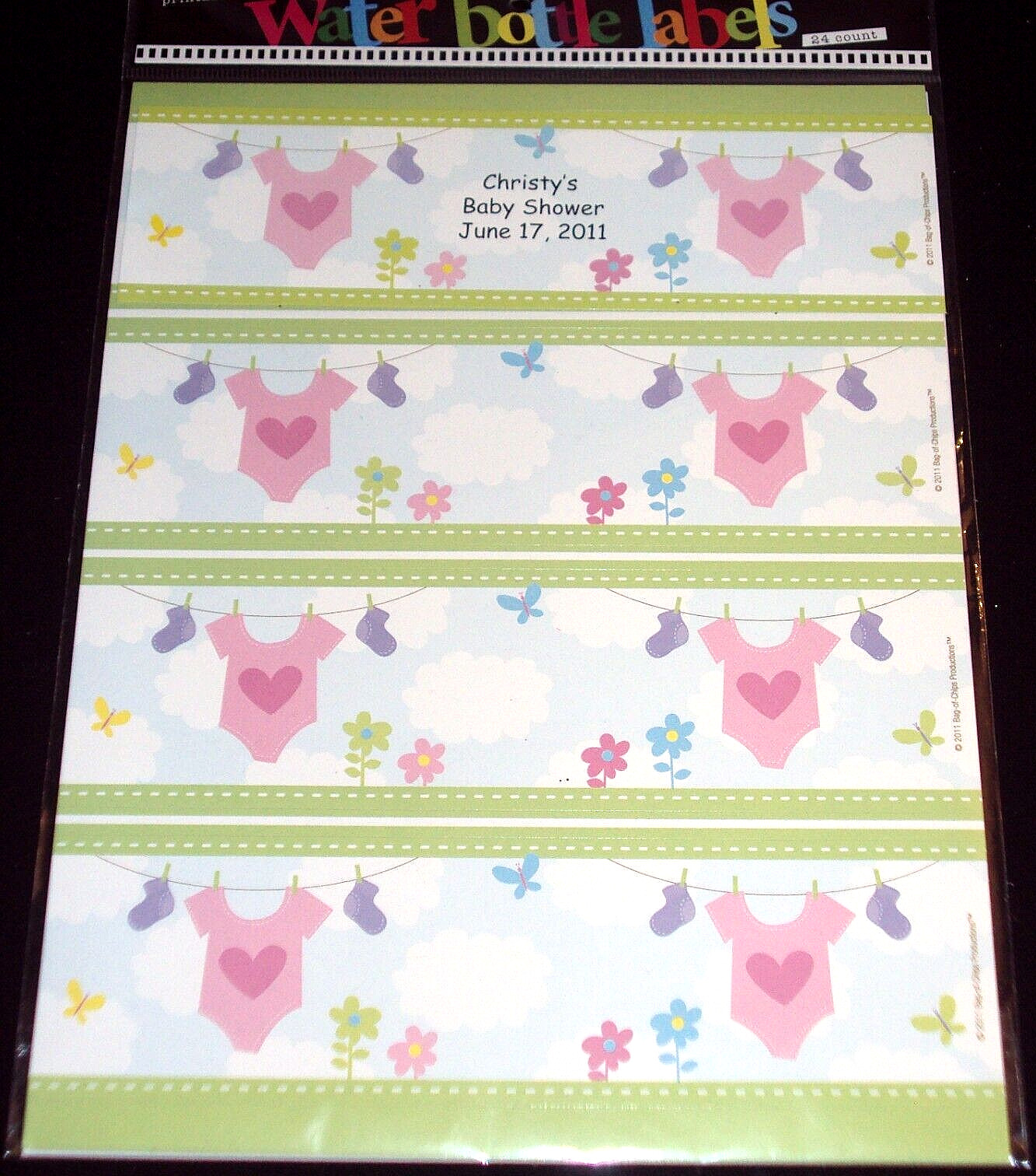 Labels - 24 Ct - Baby Girl Clothes