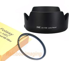 JJC LH-73D Hood 67mm MRC Nano UV Filter Canon RF 24-105mm F4-7.1 IS STM lens