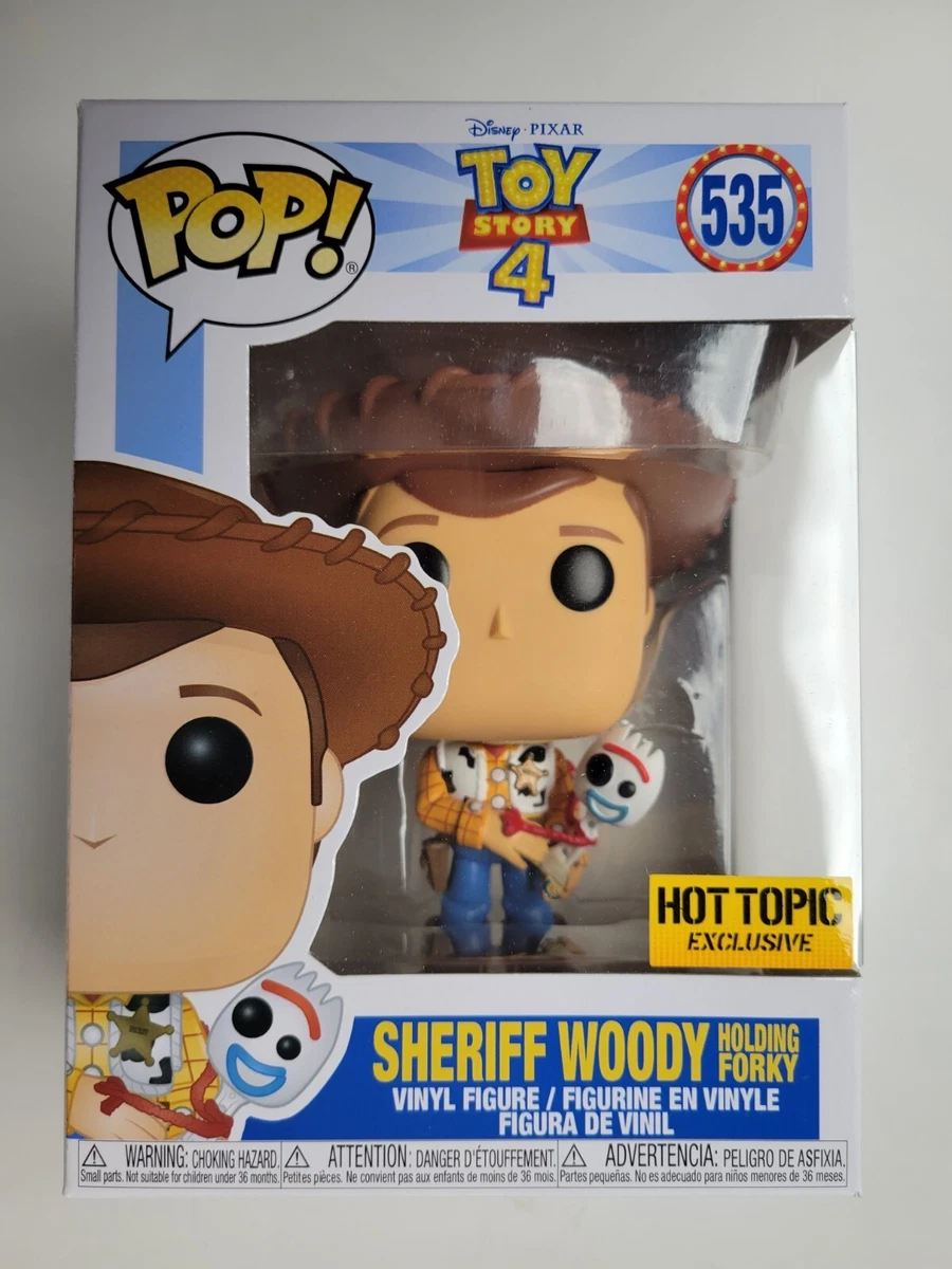 Sheriff woody holding best sale forky