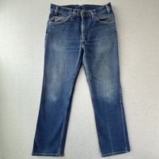 VINTAGE Levis Jeans Mens 33x31 509 Dark Wash Denim Blue 1986 80s