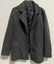 Papaya Winter Coat/jacket - Women’s Black Button Size L