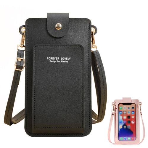 Wallet Women Touch Screen Shoulder Bag Large Capacity Mobile Phone Clutch Bv q-5 - Photo 1/16