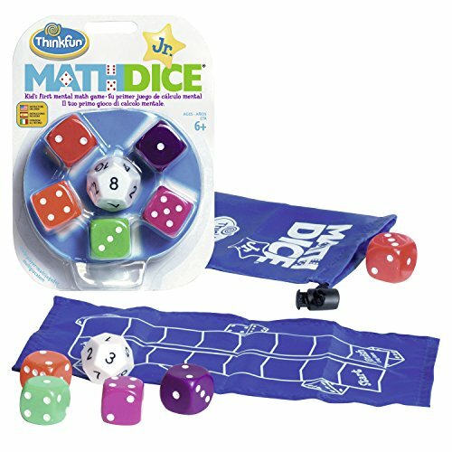 Think Fun Math Dice Math Dice Jr., 76327 (h9h)