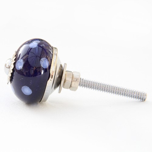 Small chic cupboard door knobs handles drawer pulls. Ceramic knobs and glass - Picture 51 of 109
