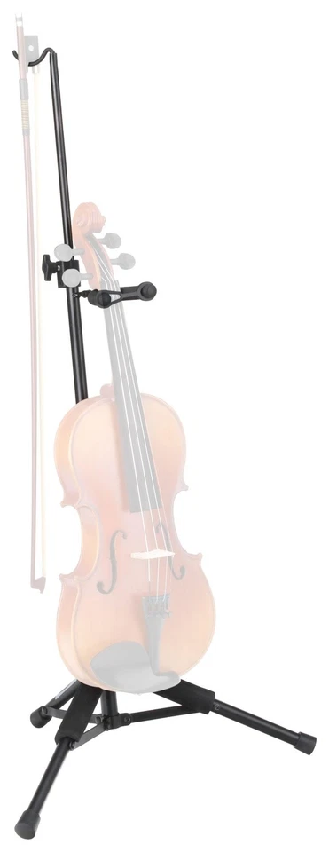 Supporto per Violino in Stabile Acciaio Tripode Regolabile con Gancio per Arco - Immagine 2 di 4