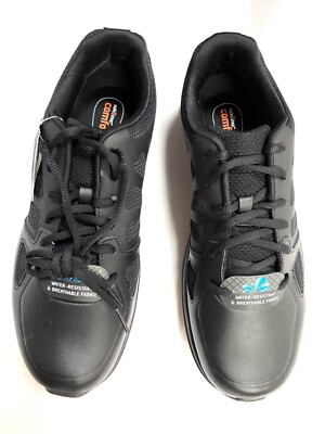 SafeTstep Men’s Black Slip Resistant Comfort Work Shoes Sneakers Size 10.5W Wide Safe T Step Men main image 3